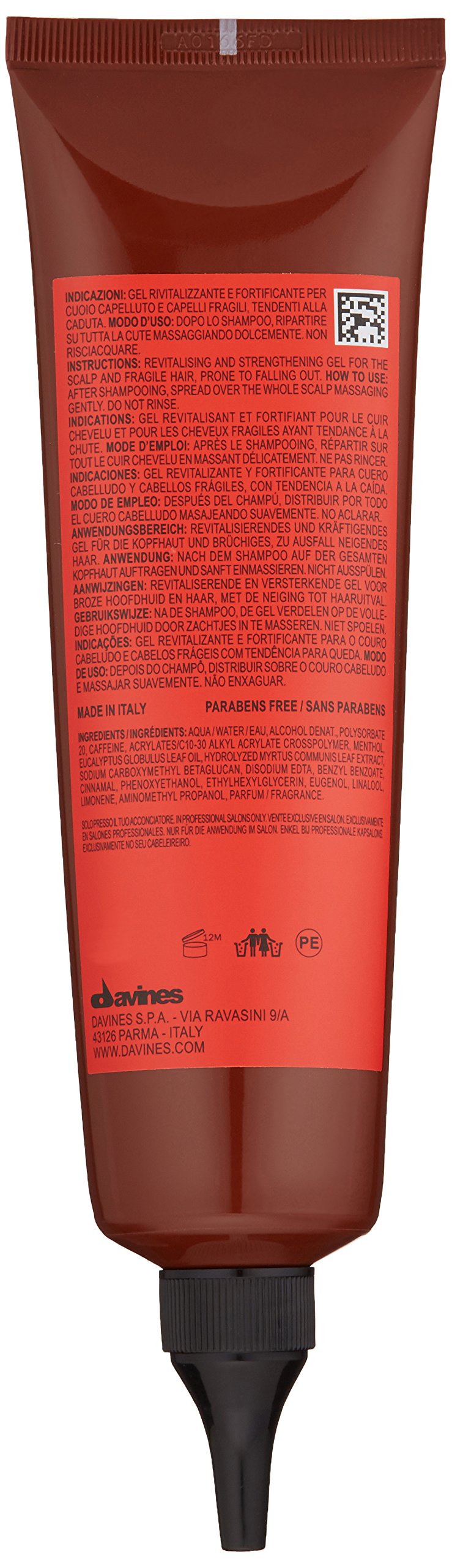 Davines Natural Tech Energizing Gel (For Scalp & Fragile, Thinning